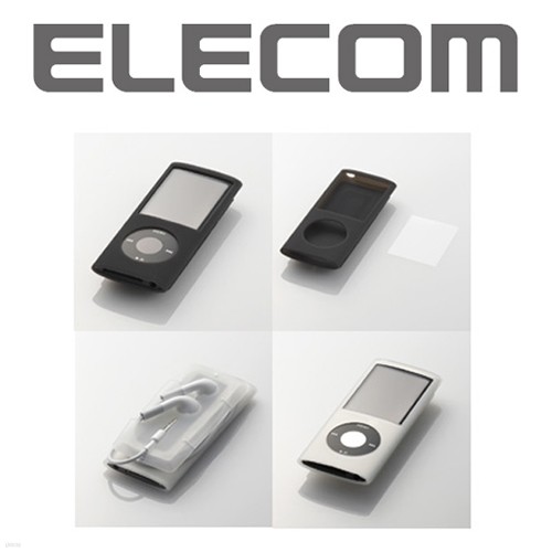 엘레컴(ELECOM) 아이팟 나노 (4세대) 프리미어 실리콘 케이스 (AVD-SCRA4N)