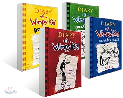 Diary of a Wimpy Kid #1 - #4 세트
