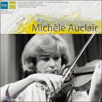 Bela Bartok,Camille Saint-Saens,Michele Auclair,Orchestre Radio-Symphonique De Strasbourg,Jean-Claude Ambrosini — Michele Auclair 미셸 오클레르 마지막 방송 실황 녹음 - 생상스: 바이올린 협주곡 3번 (Saint-Saens: Violin Concerto / Bartok: Rhapsody) 앨범 커버