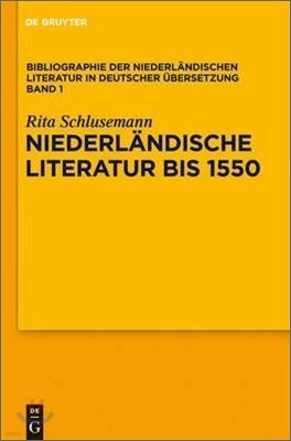 Niederlandische Literatur Bis 1550