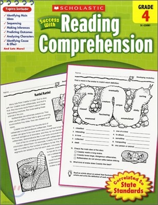 Scholastic Success With Reading Comprehension, Grade 4