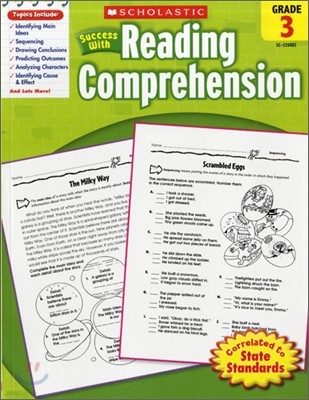 Scholastic Success With Reading Comprehension, Grade 3