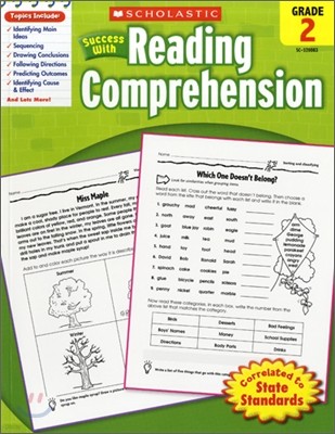 Scholastic Success With Reading Comprehension, Grade 2