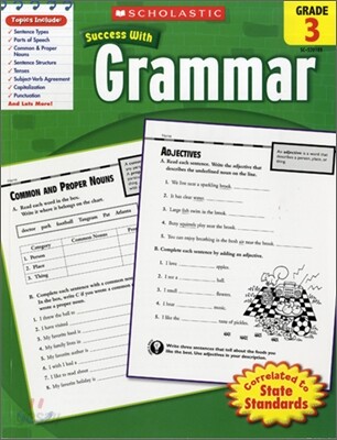 Scholastic Success With Grammar, Grade 3