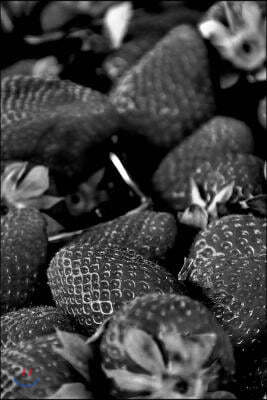 Time for Strawberry's Black and White Journal: A Blank Lined Journal For Writing and Note Taking