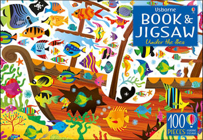 Usborne Book and Jigsaw : 100 Piece Under the Sea