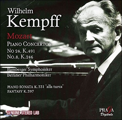 Wilhelm Kempff Ʈ: ǾƳ ְ 24, 8, ǾƳ ҳŸ K.331, ȯ K.397 (Mozart: Piano Concertos K.491 & K.246, Sonata 'Alla Turca', Fantasy) ︧ 