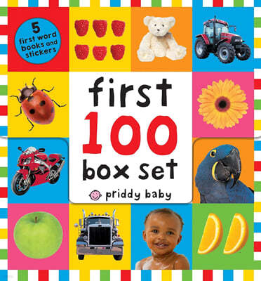 First 100 PB Box Set (5 Books): First 100 Words; First 100 Animals; First 100 Trucks and Things That Go; First 100 Numbers; First 100 Colors, Abc, Num