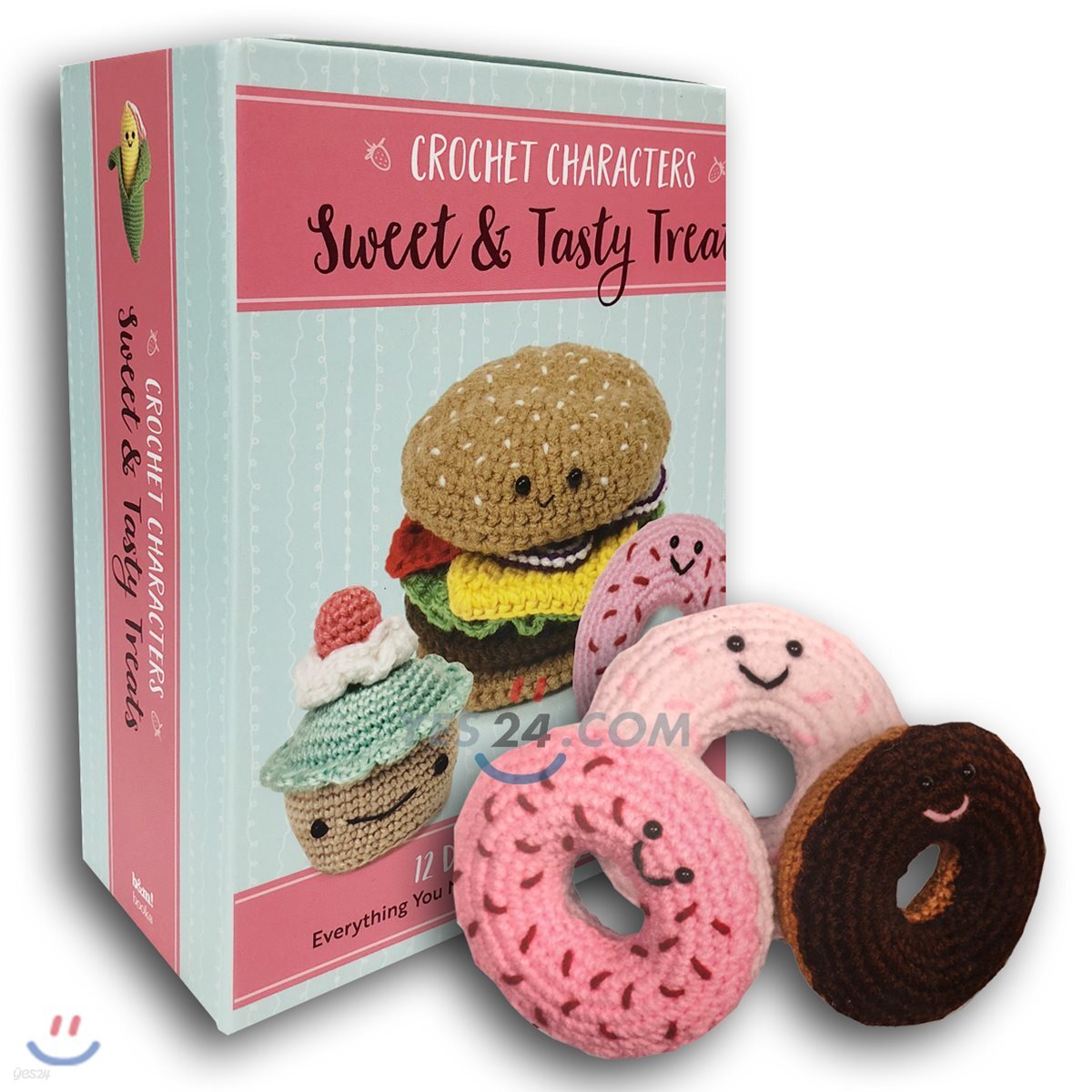 Crochet Characters Sweet & Tasty Treats : 디저트 캐릭터 코바늘 뜨기 (털실 키트 포함)