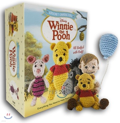 Crochet Characters Winnie the Pooh : 위니 더 푸 캐릭터 코바늘 뜨기 (털실 키트 포함)