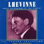 [미개봉] Joseph Lhevinne / Early Recordings By The Pianist (미개봉)