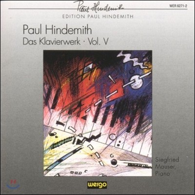 Paul Hindemith, Siegfried Mauser  (힌데미트, 마우저) - Hindemith: 힌데미트 피아노 작품 5집 (Das Klavierwerk, Vol. 5)