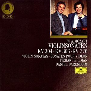 Itzhak Perlman, Daniel Barenboim / Mozart : Violinsonaten, KV 304, 306 & 376 (수입/4312772)