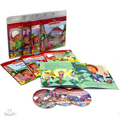Disney Handy Manny Early Readers : 4종 세트 (Book & CD)