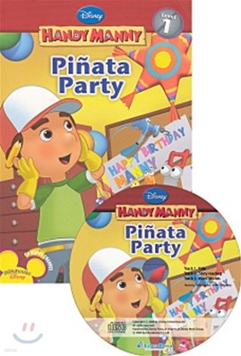 Disney Handy Manny Early Reader Level 1 : Pinata Party (Book + CD)