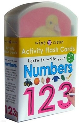 Wipe Clean Activity Flashcards - Numbers 123