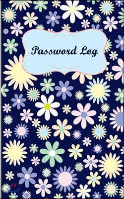 Password Log: Internet password organizer: 5x8with 124 pages password book, password keeper and journal organizer