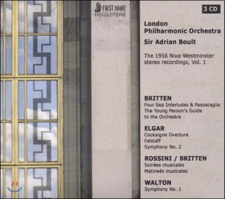Adrian Boult Ƶ帮 Ʈ - л-Ʈν ׷ ڵ 1 (The 1956 Nixa-Westminster Stereo Recordings Vol.1)