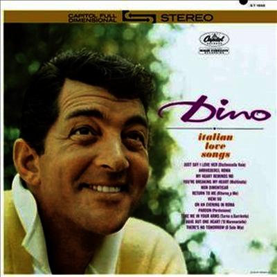 Dean Martin — Dino: Italian Love Songs 앨범 커버