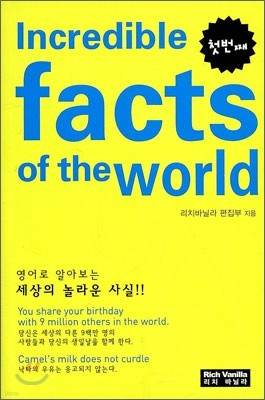 Incredible Facts of the World 첫번째