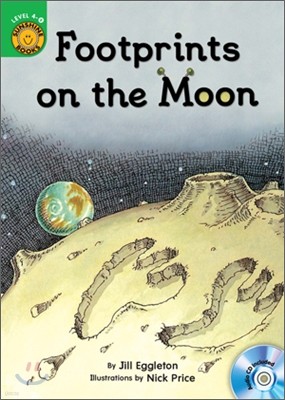 Sunshine Readers Level 4 : Footprints on the Moon (Book & Workbook Set)