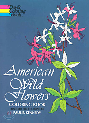 American Wild Flowers Coloring Book