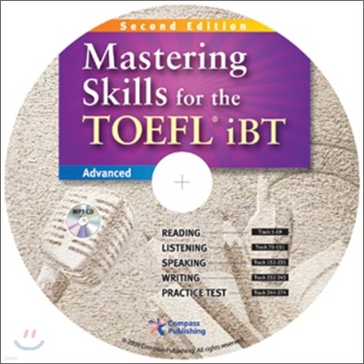New Mastering TOEFL IBT 4 Skills : Combined MP3 CD