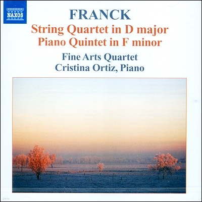 Cristina Ortiz 프랑크: 현악 사중주, 피아노 오중주 (Franck: String Quartet in D major, Piano Quintet in F minor) 
