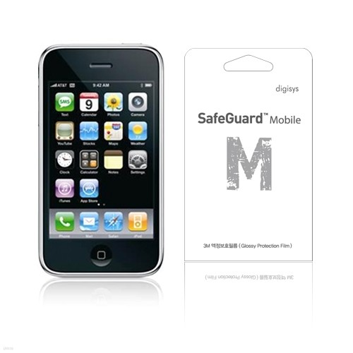 3M  3GS iPhone 3M SafeGuard Mobile Glossy  ȣʸ  ޴ ڵ