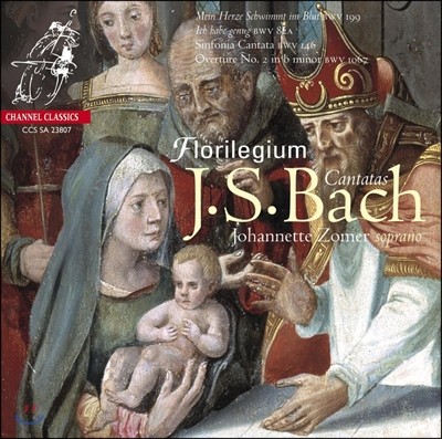 Florilegium / Johannette Zomer : ĭŸŸ,   2 (J.S. Bach: Cantatas BWV82a, 146 & 199, Orchestral Suite BWV1067)