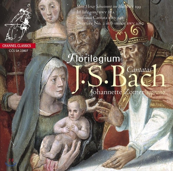 Florilegium / Johannette Zomer 바흐: 칸타타, 관현악 모음곡 2번 (J.S. Bach: Cantatas BWV82a, 146 &amp; 199, Orchestral Suite BWV1067)