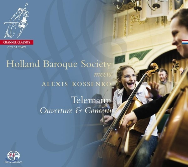 Alexis Kossenko / Holland Baroque Society 텔레만: 서곡, 첼로 협주곡, 리코더와 바순 협주곡 외 (Telemann: Ouverture & Concerti) 알렉시스 코센코, 홀랜드 바로크 소사이어티