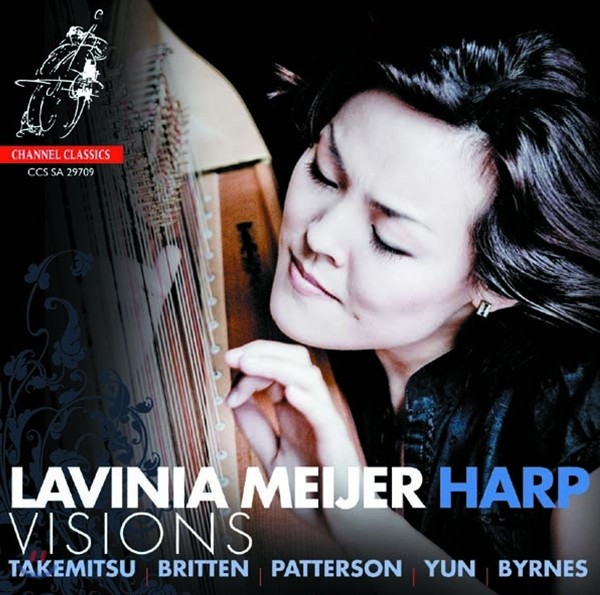 Lavinia Meijer 20세기 작곡가들의 하프 작품집 - 브리튼 / 패터슨 / 윤이상 / 타케미츠 (Visions) 라비니아 마이어