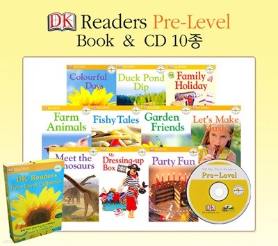 DK Readers Pre-Level Collection 10 SET (Book+CD)