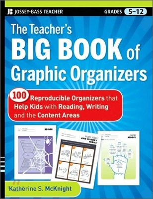 The Teacher's Big Book of Graphic Organizers, Grades 5-12: 100 Reproducible Organizers That Help Kids with Reading, Writing, and the Content Areas