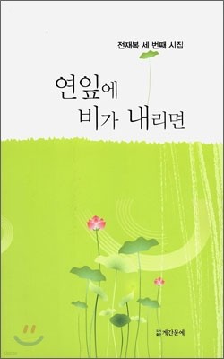 연잎에 비가 내리면