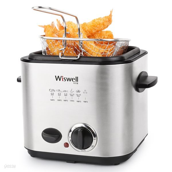 위즈웰 WH2100 딥프라이어 미니/튀김기/돈까스/치킨/감자튀김