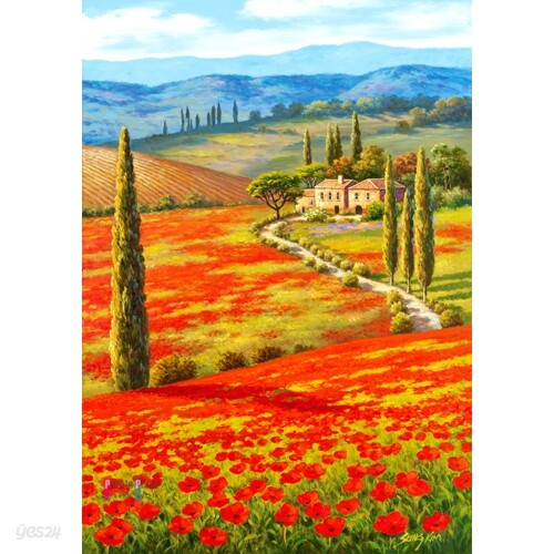 양귀비 들판 (PL1174/1000조각/단일상품/51x73.5cm)