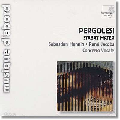Rene Jacobs 페르골레지: 스타바트 마테르 (Pergolesi: Stabat Mater)
