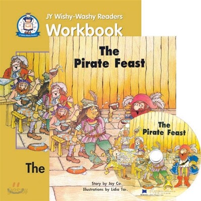JY Wishy-Washy Readers : The Pirate Feast (Book & Workbook & CD)