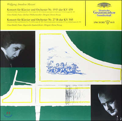 Clara Haskil Ʈ: ǾƳ ְ 19, 27 (Mozart: Piano Concerto K459, 595) [LP]