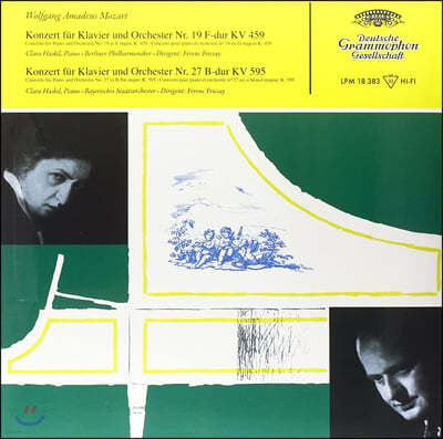 Clara Haskil — Clara Haskil 모차르트: 피아노 협주곡 19, 27번 (Mozart: Piano Concerto K459, 595) 앨범 커버