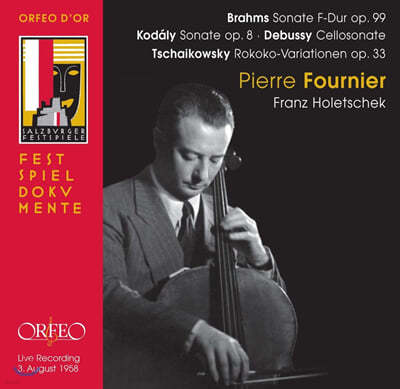 Pierre Fournier  / ڴ / ߽ / Ű: ÿ ҳŸ, ְ (Brahms / Kodaly / Debussy / Tchaikovsky: Cello Sonatas, Variation) 