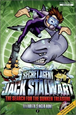 Jack Stalwart #2 : The Search for the Sunken Treasure - Australia (Book & CD)