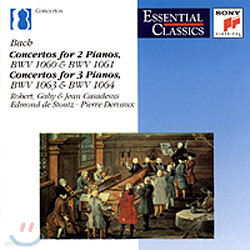Bach : Concertos For 2 and 3 Pianos : Robert, Gaby & Jean Casadesus etc.