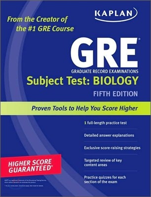 Kaplan GRE Subject Test : Biology