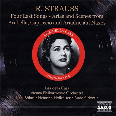 Lisa della Casa 슈트라우스: 4개의 마지막 노래, 오페라 하이라이트 (Strauss: Four Last Songs, Arias and Scenes from Arabella) 