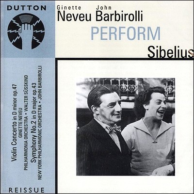 시벨리우스 : 바이올린 협주곡, 교향곡 2번 - 지네트 느뵈, 바르비롤리