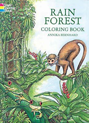 Rain Forest Coloring Book