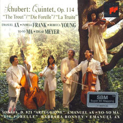 Schubert : Trout QuintetArpeggione Sonata : AxFrankYoungMaMeyerBonney